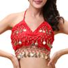 Tassel Sequin Nightclub Performance Top Show Costumes Belly Dance Bra Halter Bra