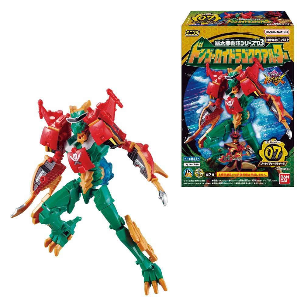 Minipla Bustaro Sentai Series 03 Dongo Kai Dragon Alter Candy Candy Sentai Don (14 штук) Игрушка/Рамунэ (Братья Буутаро)
