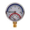 Thermal Pressure Gauge 0-16Bar 0-120℃ Precisions Thermo-manometer Boiler Temperature Pressure Gauge for Floor Heating