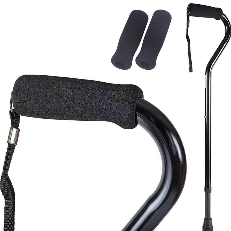 2 шт. губки Walker опора для ходьбы накладка на рукоятку пожилые захваты аксессуары для трости утолщенные сменные рукоятки губки накладки для костылей