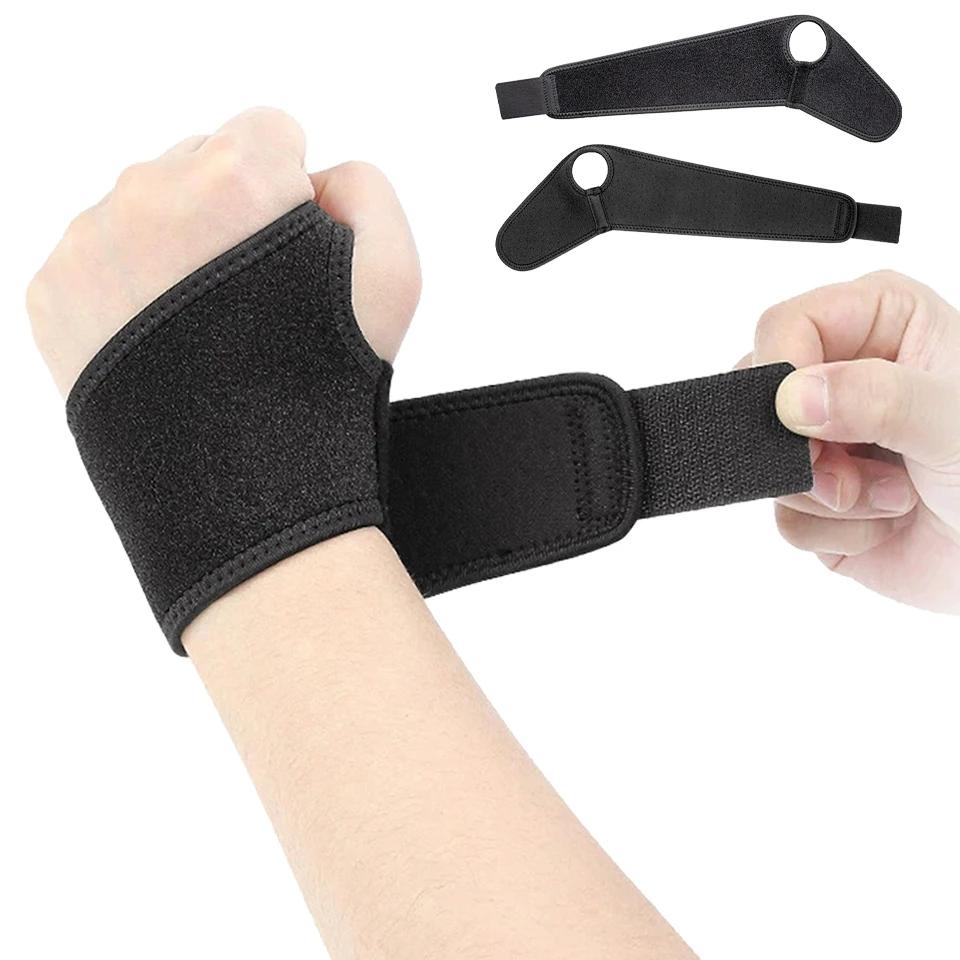 1Pcs Gym Wrist Band Sports Adjustable Wrist Brace Wrist Support Splint Fractures Carpal Tunnel Fitness Wristbands Men