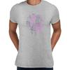 3D Vapor wave abstract liquid Fluid Sphere Surreal Unique Design Mens Tshirt
