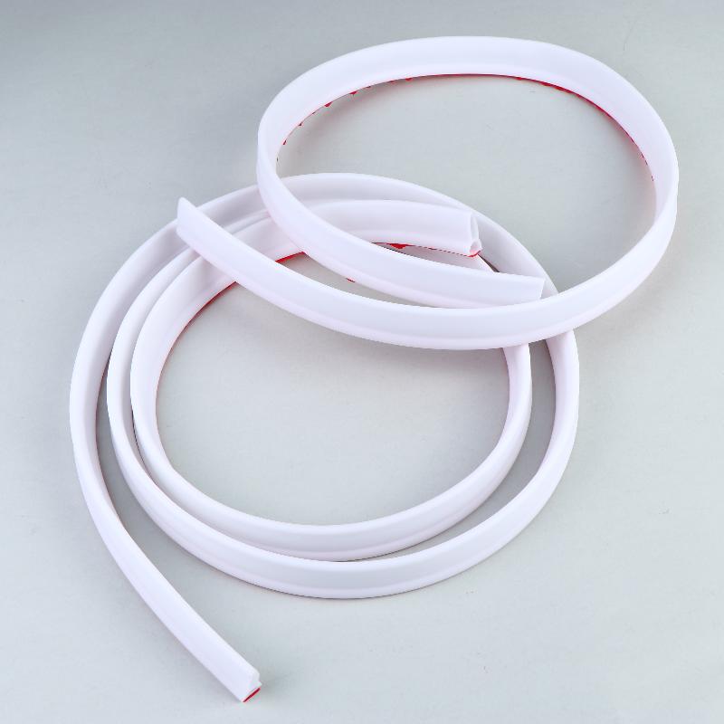 1Pcs 1/2M Bathroom Shower Water Stopper Dam Barrier Seal Strip PVC Self-adhesive Practical Accessories