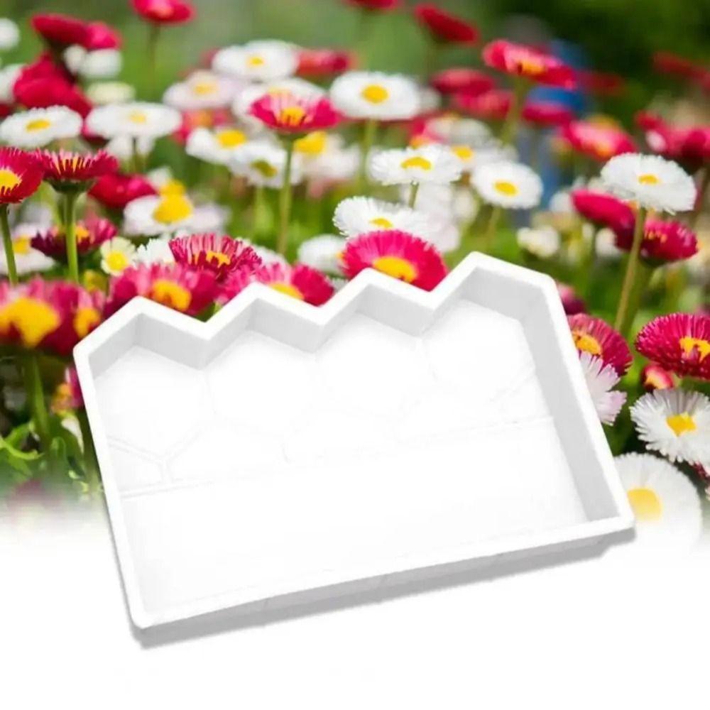 Пластиковый садовый забор цементный кирпич форма многоразовый ограждение кровать боковой камень модель открытый