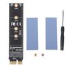 Переходник PCIE на M.2 для жесткого диска NVME, карта-адаптер-удлинитель райзер, конвертер с радиатором охлаждения