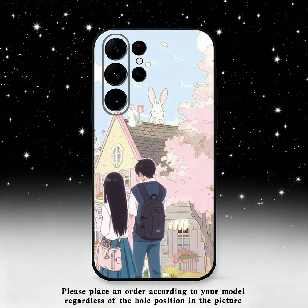Kimi ni Todoke Sawako Phone Case For Samsung S25,S24 Ultra,S20,S30 plus,S22 plus,S23,S30 Ultra 5G Silicone Black Shell