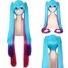 28 Colors Miku Cosplay Wig Long Heat Resistant Synthetic Hair Clip Ponytails Wigs + Wig Cap