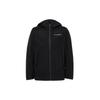 Outdoor Windproof Breathable Waterproof Sports Long Sleeve Hooded 3 In 1 Jacket Men Jacket Black IP0738