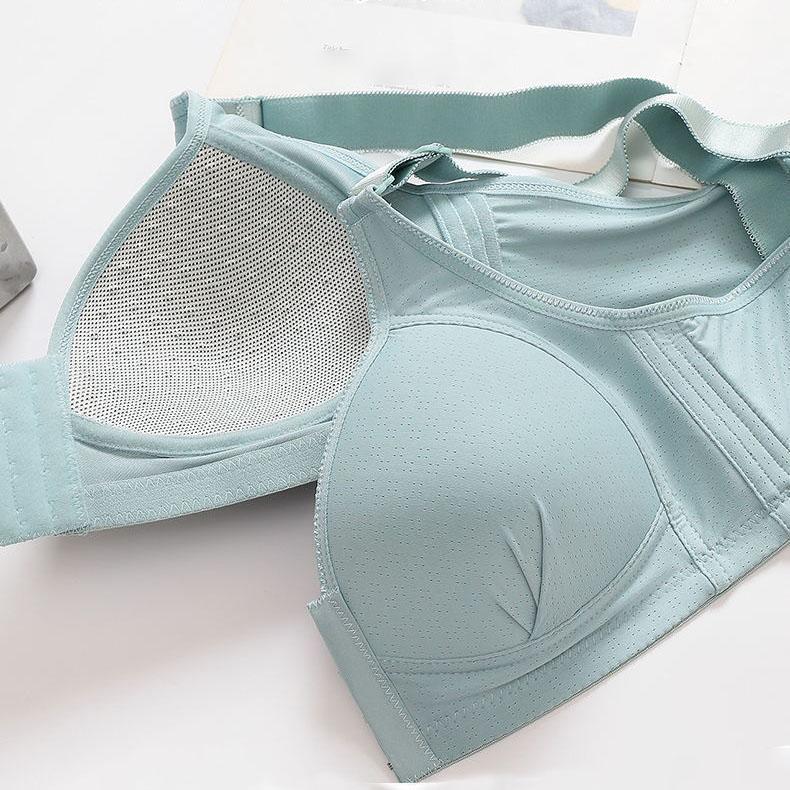 Женский бюстгальтер с застежкой спереди, тонкое нижнее белье больших размеров без стального кольца, бюстгальтер без косточек пуш-ап, сексуальное невидимое чувственное нижнее белье