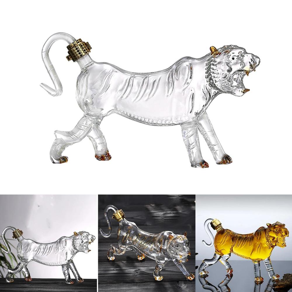 1 Piece Whiskeys Decanter Glass Horse Shape Cocktail Champagne Elegant Decor Transparent Liquor Tequila for Home Car Father Men