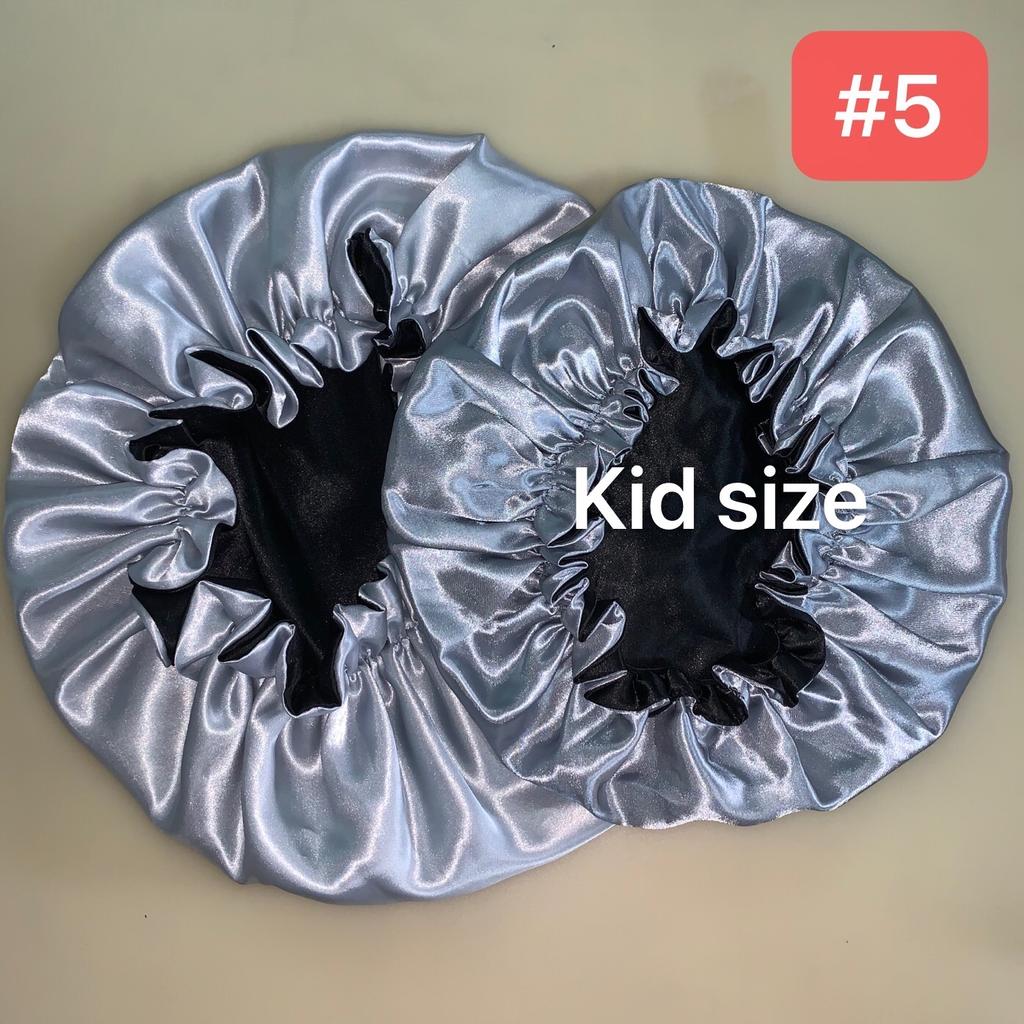 Customized Hair Silk Bonnets Mommy & Me Bonnets Satin rainbow Baby Bonnet for Women