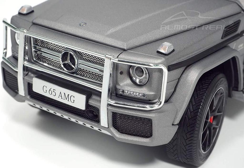 Almost Real Mercedes-AMG G 65 (W463) - 2017 Exclusive Edition - Monza Grey Magno 1/18 Scale Complete Diecast Car 820607