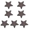 7Pieces Colorful Sequined Star Patches Clothing Craft Materials Fabric Applique For Hairclip And Craft Applications