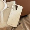 Подходит для iPhone16 Чехол для телефона Apple 17promax Простой однотонный в горошек 1314 Корейский 12 Силиконовый