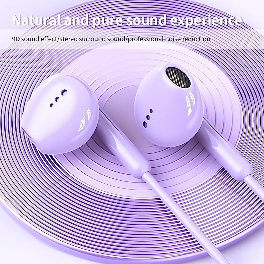Проводные Hi-Fi Без Глубокого Пульта Управления Компактные и Совместимые с iPhone Type-C Наушники, Наушники, Эргономичные, USB-C, Не запутываются, Задержка, Басы, В комплекте,