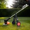 Adjustable Lawn Mower Support Wheel Attachment Garden Grass Trimmer Universal Detachable Auxiliary Wheel Lawnmower Accessories