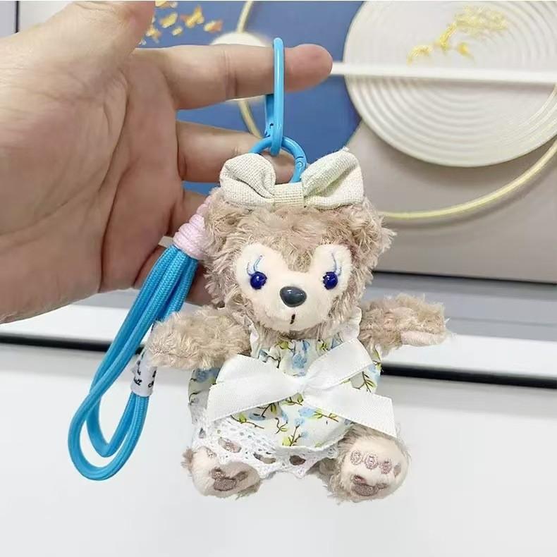 Sweet And Colorful Duffy Bear Plush Keychain Soft Hanging Doll For Occasions Special