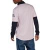 Adidas T Shirts Men's Pink V Neck Moderate Straight Fit HF0710