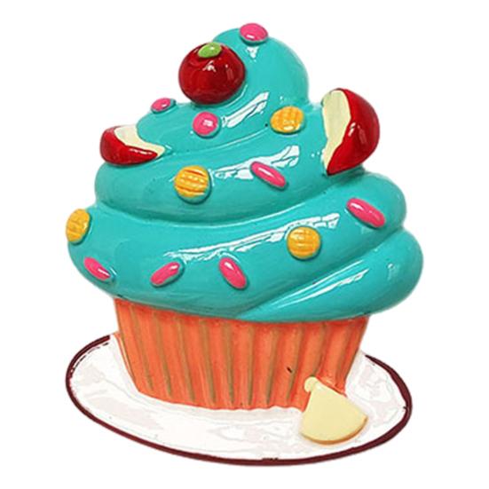 3D-магнит на холодильник в виде кекса, имитация десерта, магнит на холодильник из смолы для домашнего офиса, кухонного шкафчика, имитация украшения для еды