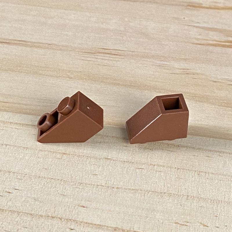 Совместимый строительный блок, строительный блок из мелких частиц, 3665, технологические детали для образования, аксессуары, 2X1, наклонный обратный кирпич