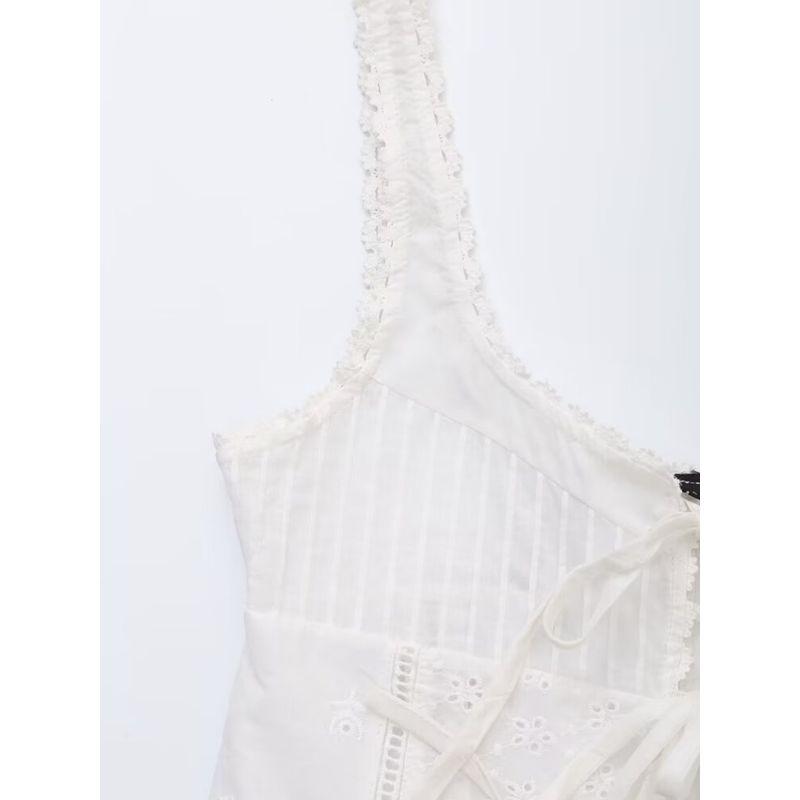 Kaslead New Arrival Women's Clothing Fashion Style Fashion Casual Easiest for Match Bowknot Decoration Embroider Tops 0881019