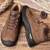 Мужская обувь из натуральной кожи, кроссовки, водонепроницаемые уличные мужские ботинки, удобная мужская прогулочная обувь