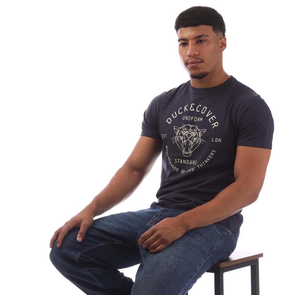 Duck and Cover Mens Belvadier T-Shirt (Pack of 5)