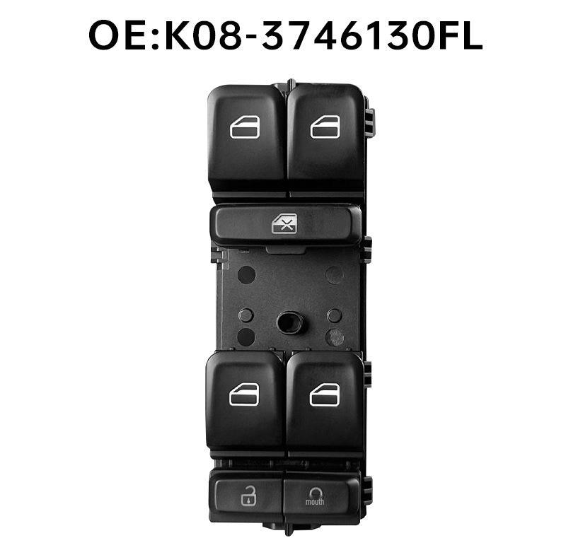 K08-3746130FL Автоматический переключатель стеклоподъемника для Chery Karry K60 (Сторона водителя)