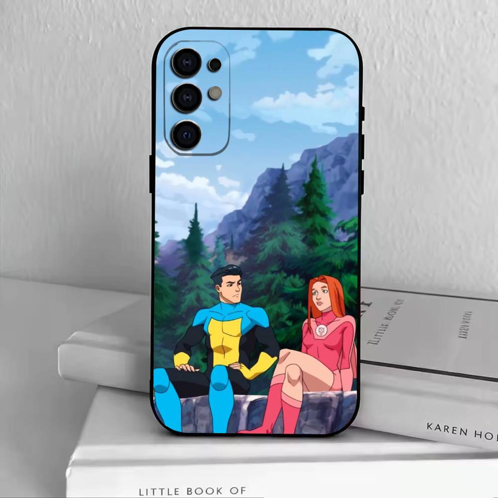 Смешной I-Invincible Чехол для телефона для Samsung S25, S24, S21, S22, S23, S30, Ultra, S20, Plus, Fe, Lite, Note, 10, Черная Крышка