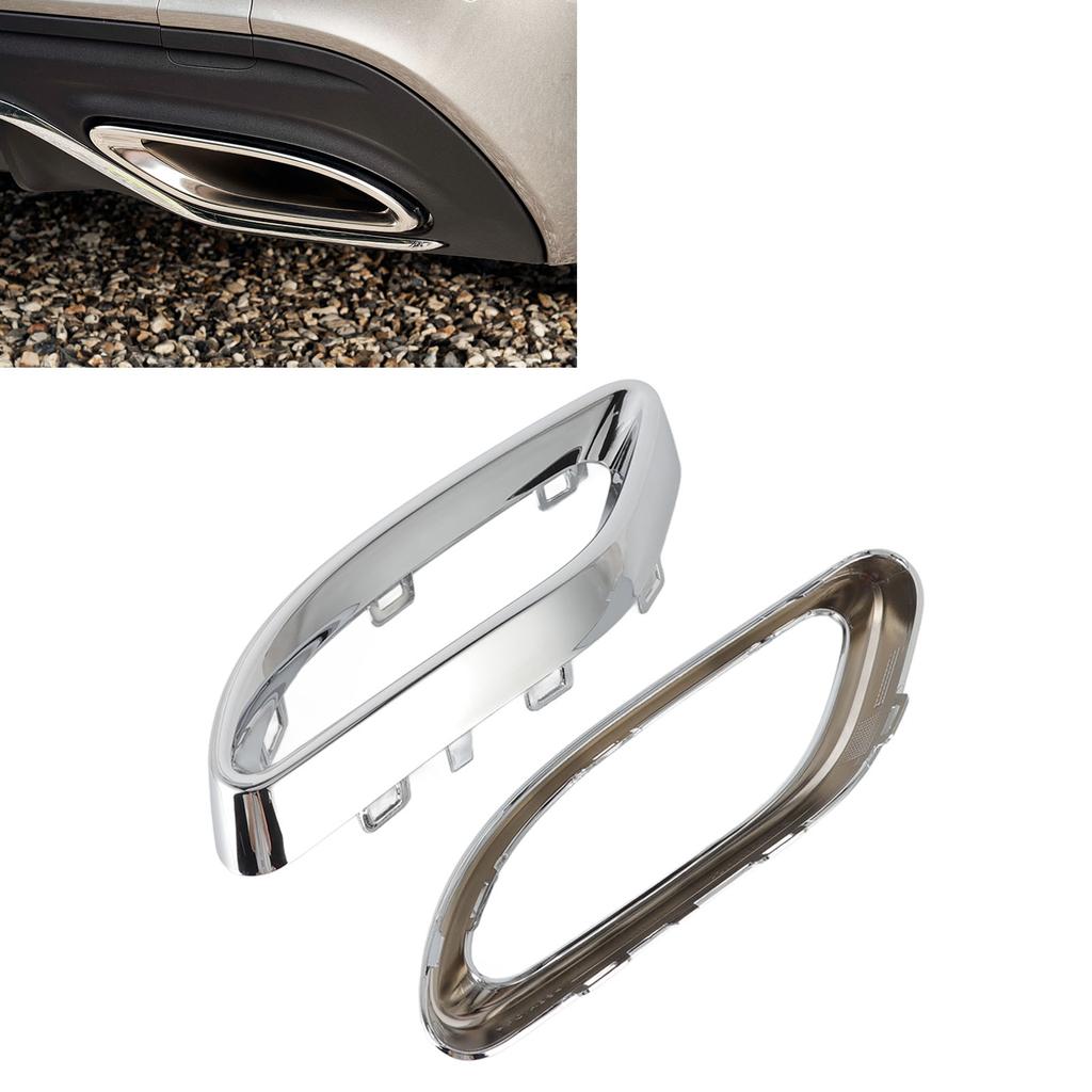 Хромированные накладки на выхлопные трубы Replacement для Mercedes‑Benz A B C E GLC CLS‑Class W177 W247 W205 W213 X253 C257