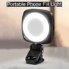 Portable Phone Selfie Light Rechargeable LED Phone Fill Light Mobile Phone Fill Light Vlog