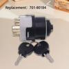Ignition Starter Switch W/ Keys Replaces 701/80184 701-80184 701/45500 701-45500 Fit for JCB Backhoe Loader