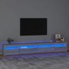VidaXL TV Stand with LED Lights Entertainment Center Storage Media Unit Living Room Furniture Home 3152752