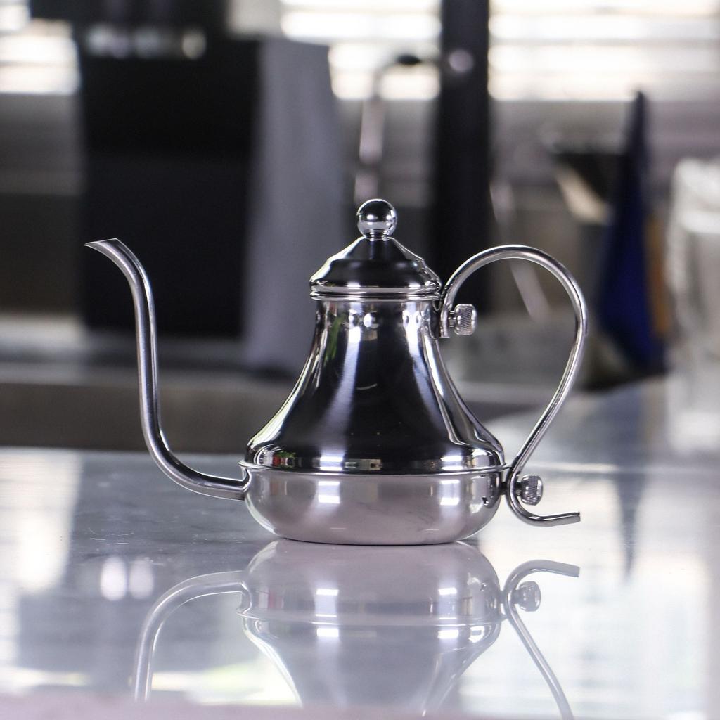 Bronze Court Hand Pouring Coffee Pot Hand Made Coffee Maker Narrow-Mouth Pot Narrow Mouth Pot450CC650C 900CC