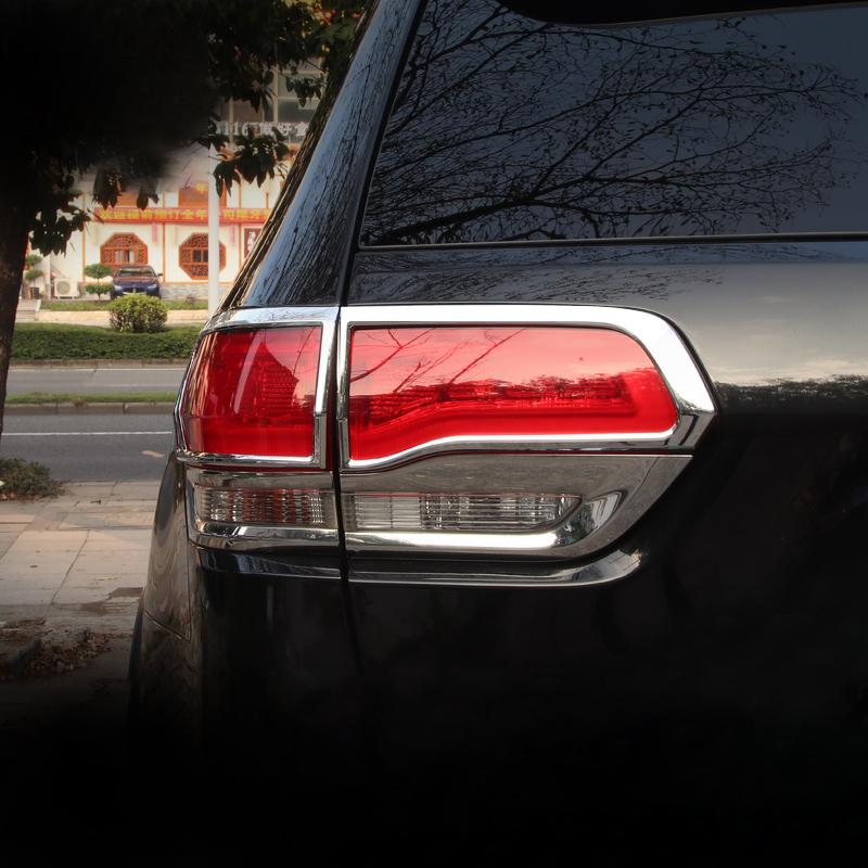 Для Jeep Grand Cherokee WK2 2011 2012 2013 2014 2015 2016 2017 2018 Автомобильная накладка на задний фонарь, крышка рамки заднего фонаря