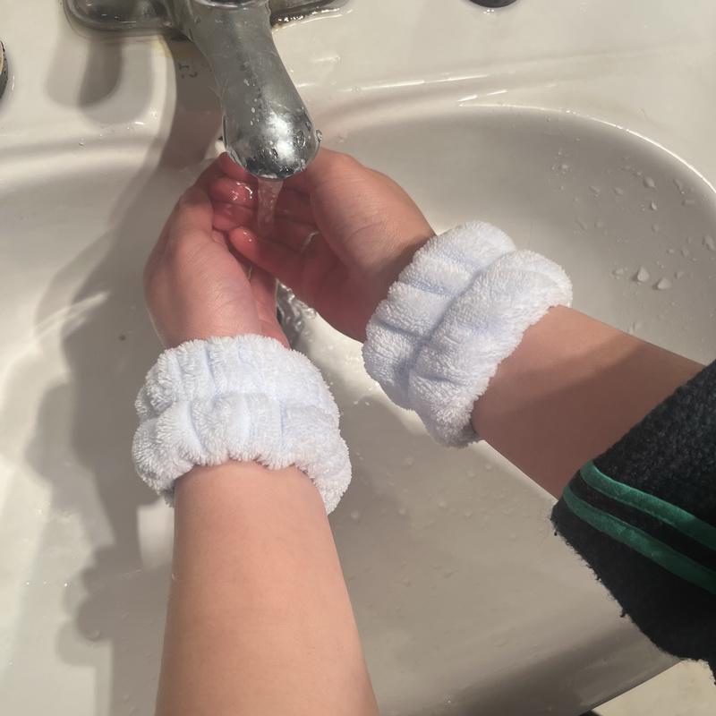 Wrist Wash Band For Women Sweatband Wrist Towels For Washing Face Sport Cuffs Wrist Sweat Band Makeup Wristband Hair Ring 1