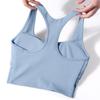 Women's Summer Wireless Patchwork Shockproof Push Up Sports Bra Quick Dry Running Fitness Yoga Vest