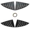 Car Rear Window Shutter Cover Trim Window Louver Side Vent Trim Sport Style For Tesla Model 3 2017-2025 Accessories