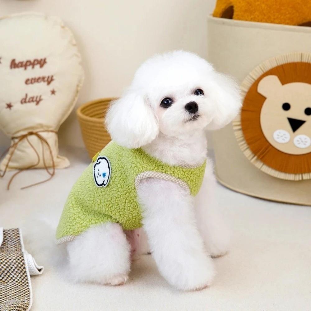 Comfortable Dog Coat Thicken Puppy Vest Stylish Winter Dog Clothes  Small Medium Dogs