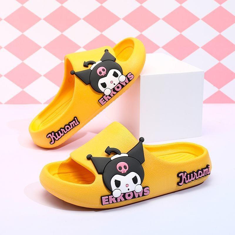 Очаровательные детские тапочки в мультяшном стиле, удобные, нескользящие, мягкие шлепанцы из ЭВА для девочек, разных цветов и размеров, идеально подходят для дома.