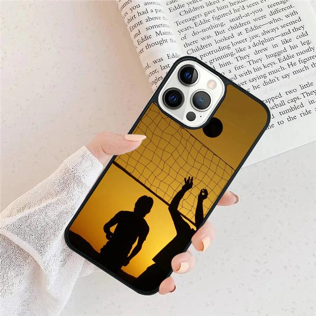 Я ЛЮБЛЮ играть в волейбол Чехол для телефона For iPhone 17 Air 16 15 14 Plus apple 16 11 12 13 Pro Ma coque