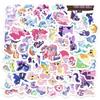 62 шт. Наклейки My Little Pony для детей: Декоративные наклейки для чехлов телефонов, блокнотов и канцелярских принадлежностей.