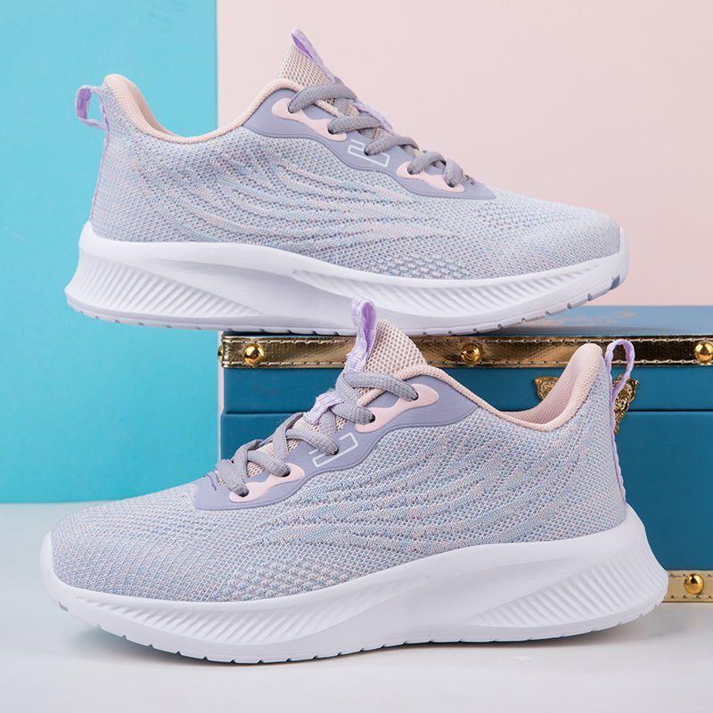 2025 весна новые спортивные туфли женские сетчатые туфли импортные сверхлегкие дышащие нескользящие кроссовки