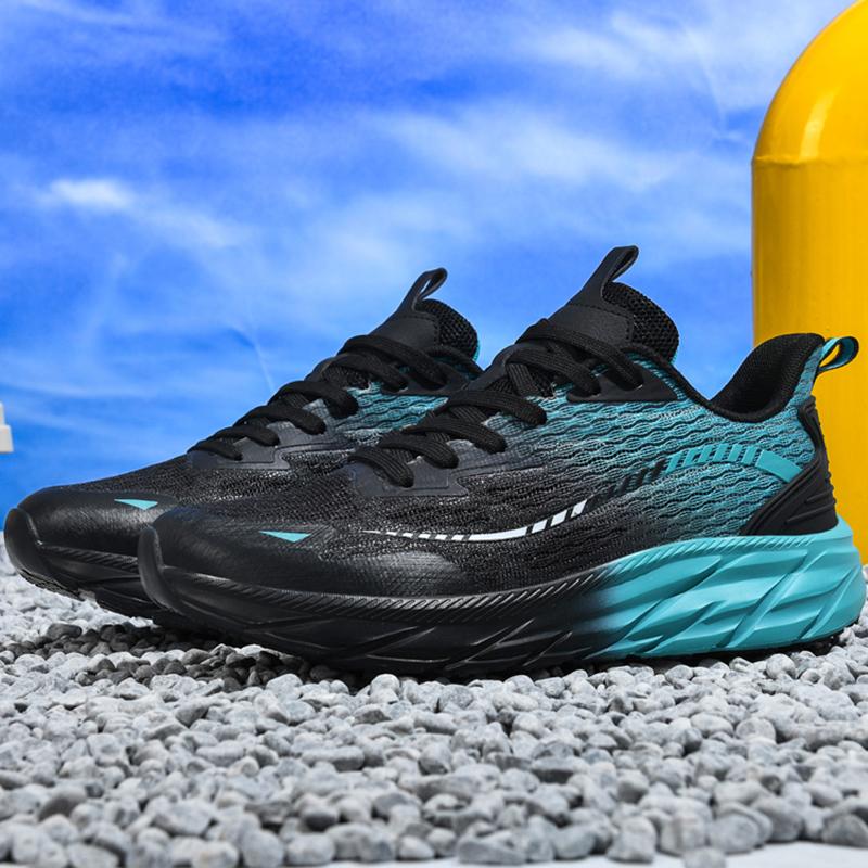 Men's Running Shoes Big Size Lightweight EVA Flat Soft Jogging Shoes Pro Sports Training Mesh Breathable Sneakers for Men