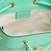 Gucci GG Leather Drawstring Bucket Bag Mint Green for Daily Party Shopping 550620-DJ20G-3803