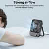 Rechargeable Portable Fan Electric Mini Fan with Brushless Motor 4 Speeds Strong Airflow Low Noise Small Silent Table Fan
