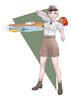Fine Mold Rekisou Otome Series Rosa trop Пластиковая модель HC8 1/35 с Bf109 F-4 (Масштаб 1/72)