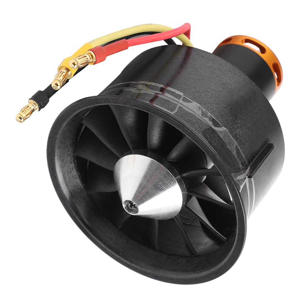 QXMotor 64 мм EDF комплект QF28223500KV бесщеточный двигатель с 12 лопастями канальный вентилятор для радиоуправляемого самолета