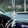 Creative Iridescent Glass Rhinestone Car Hanging Decor - Charms & Pendants