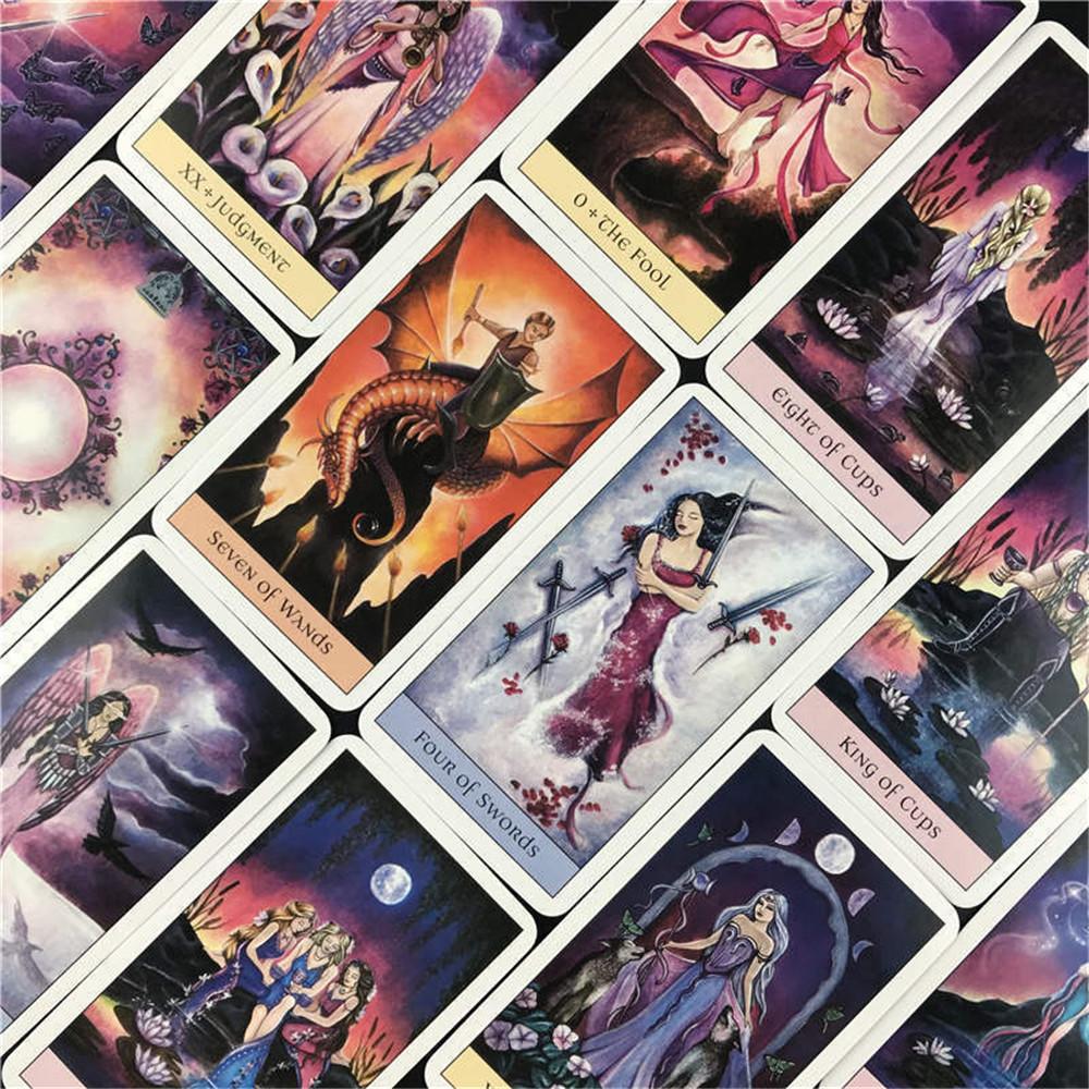 Карты Таро Crystal Vision и PDF-руководство, колода для гадания, развлечения, вечеринки, настольная игра, оптовая продажа, 78 шт./коробка